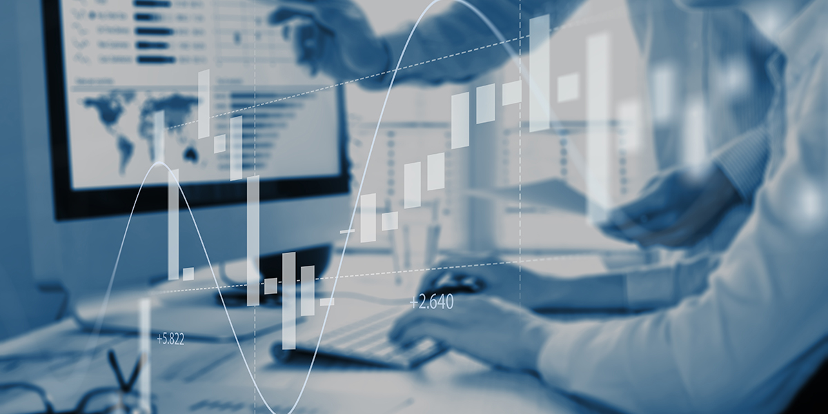 Abstract,Finance,Concept,With,People,Discussing,Financial,Data,On,A